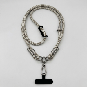 Cordon de téléphone universel réfléchissant en polyester durable de 8 mm, bandoulière/poignet/cou, réglable avec fermoir détachable, pour extérieur - Product Image 1