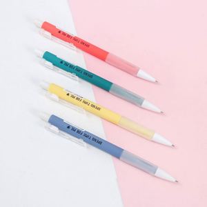 Crayon mécanique résistant à la casse, personnalisé, pour le dessin, largeur d'écriture 0,5/0,7 mm, prise en main pratique par clic latéral, poignée souple antidérapante - Product Image 2