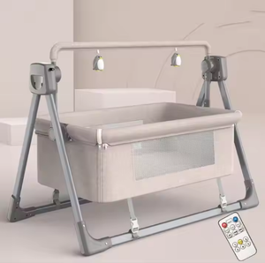 Cuna eléctrica multifuncional para bebés, silla mecedora, asiento mecedor para bebés, dispositivo inteligente para calmar a los bebés, cesta para dormir - Product Image 2