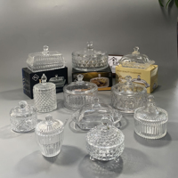 Produits à succès EIPP, pots à bonbons, emballage écologique, environ 180 ml, pot à bonbons en verre personnalisé pour la décoration de la cuisine et de la table