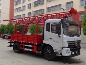 Plataforma de Perforación de Pozos de Agua Montada en Camión Dongfeng 4x4, con Bomba Hidráulica de Cabezal Rotatorio y Motor, Alta Rigidez, Profundidad Máxima de 100m - Product Image 5