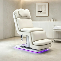 Nouveau Lit d'Esthétique Médicale Haut de Gamme 2026 en PVC, Pliable, Électrique, pour Salon de Beauté et Extension de Cils