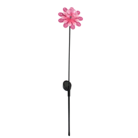 Lampe solaire LED en métal à motif floral personnalisé, sphère lumineuse décorative d'extérieur pour jardin, parc, pelouse, événement, fête