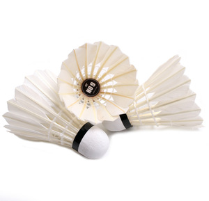 Volants de <span class=keywords><strong>badminton</strong></span> durables de qualité tournoi en plumes de canard ; Pack de 12 pour usage récréatif intérieur/extérieur adulte - Product Image 6
