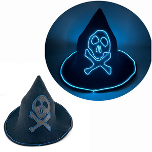 2024 sombreros <span class=keywords><strong>de</strong></span> <span class=keywords><strong>bruja</strong></span> <span class=keywords><strong>de</strong></span> Halloween colorido <span class=keywords><strong>sombrero</strong></span> <span class=keywords><strong>con</strong></span> <span class=keywords><strong>luz</strong></span> <span class=keywords><strong>LED</strong></span> para Halloween FIESTA <span class=keywords><strong>DE</strong></span> Navidad niños adultos Cosplay disfraz sombreros - Product Image 6