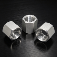 Adaptateur de compression pour robinet en acier inoxydable haute pression, raccord de ligne d'eau de 1/2 pouce à 3/8 pouce pour système de plomberie
