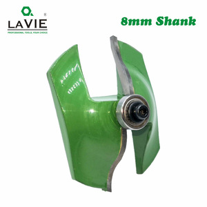 Fresa para trabajar la madera Lavie de 8 mm con vástago de un solo filo de carburo para cortar paneles de puertas de gabinetes - Product Image 3