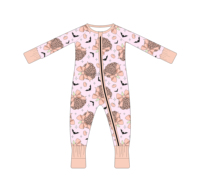 Pyjamas d'Halloween en bambou en gros – Combinaison Zippy – Lots de vêtements pour bébés
