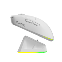 Souris de jeu Banda X9Pro LED RGB avec station de charge magnétique, trois modes : 2.4G, BT, filaire