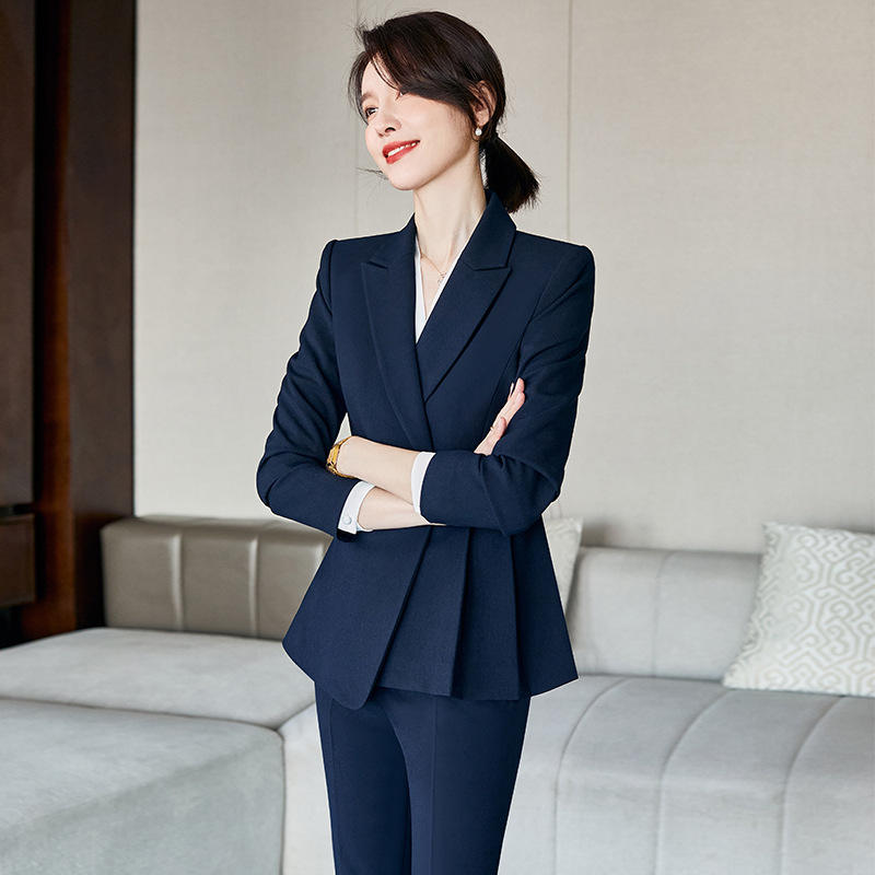 Conjunto de Blazer Entallado Personalizado de 2022 para Mujer, Trajes de  Vestir para Mujer, Chaqueta Tipo Abrigo de Negocios