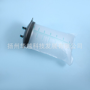 Dispositif de collecte de liquides médicaux Huayue, sac d'aspiration manuel en plastique transparent 500 ml pour usage hospitalier - Product Image 4