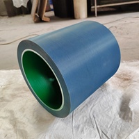 Tambour en aluminium à tambour en fer avec rouleaux de décorticage de riz NBR 10 "X 10" pour pièces de machines agricoles
