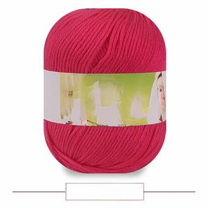 최고의 가격 아크릴 원사 6 플라이 실크 아기 원사 50 그램/공 하이 퀄리티 - Product Image 1