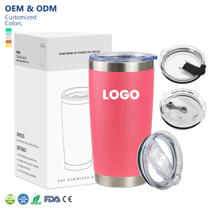 Yetics - Vaso Térmico de Viaje de Acero Inoxidable 18/8 de Doble Pared con Aislamiento al Vacío, Libre de BPA, 20 oz - Product Image 1