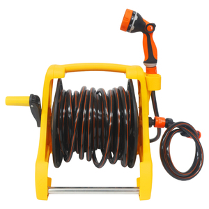 Enrouleur de tuyau d'arrosage <span class=keywords><strong>mural</strong></span> rétractable automatique avec logo personnalisé et manivelle manuelle pour jardin - Product Image 3