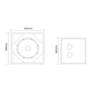 MORIN S-18 Big Power Pro Audio Passive Sub 600W Caisson de basses professionnel <span class=keywords><strong>DJ</strong></span> PA Système de haut-parleurs - Product Image 6