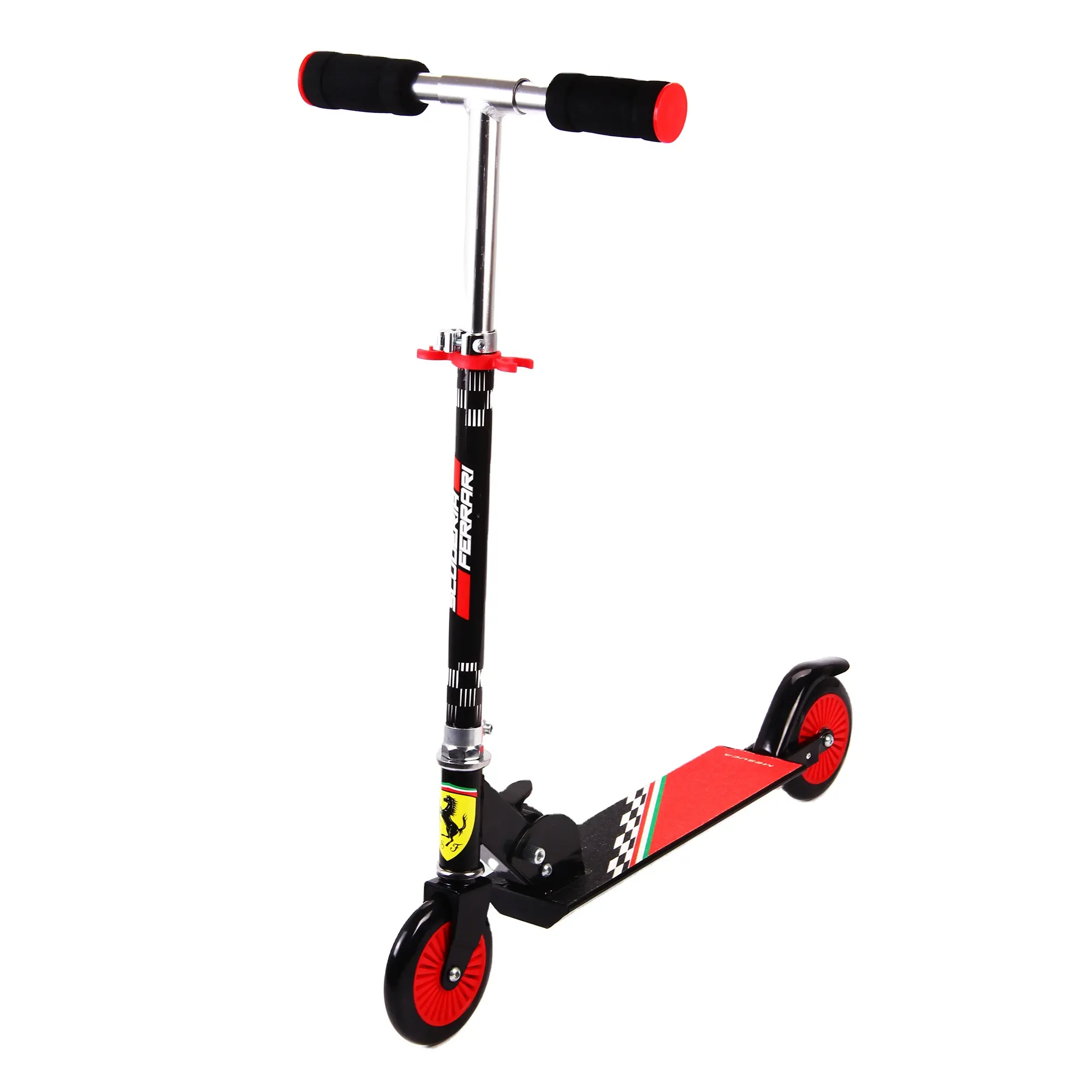 Harga Ferrari anak-anak 2 roda bahan Besi adjustable scooter dengan 120MM roda untuk usia 3-10 tahun