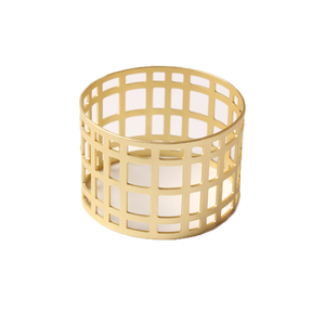 แหวนรัดผ้าเช็ดปากงานแต่งงานรูปใบไม้สไตล์อเมริกัน ทำจากเหล็ก ดีไซน์โปร่ง ทนทาน เป็นมิตรกับสิ่งแวดล้อม รับผลิตตามสั่ง ขายส่ง - Product Image 4