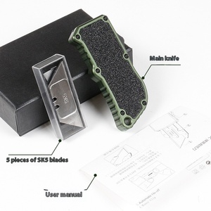 Couteau utilitaire Punisher Otf à lame remplaçable, couteau automatique, 5 lames, couteaux microtechnologiques - Product Image 4