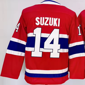 เสื้อฮอกกี้ทีมมอนทรีออล แคนาเดียนส์ ขายส่ง |   โคล คาฟฟิลด์ # 13 นิค ซูซูกิ # เสื้อฮอกกี้แบบกำหนดเอง 14 แบบสำหรับผู้ชาย จำนวนมาก - Product Image 3