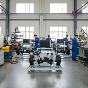 Plateforme d'apprentissage intelligente pour véhicules électriques purs avec système de direction assistée électrique pour la formation automobile - Product Image 6