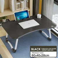 Bureau de lit polyvalent Portable peu encombrant paresseux table d'étude pliante ordinateur portable bureau pour lit