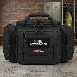 Bolsa de Investigación de Incendios Reforzada y Resistente con Material de Nailon Cordura 1000D para Evaluación del Sitio del Incendio y Detección de Acelerantes - Product Image 3