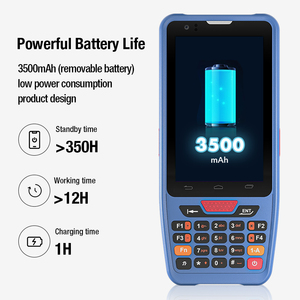 IP67 resistente a prueba de agua 4 pulgadas 4G Android <span class=keywords><strong>PDA</strong></span> Industrial Handheld Smartphone Barcode QR Scanner - Product Image 6