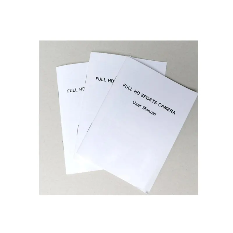 Hot sale Customized All Size Instruction Manual Book Printing Service