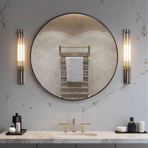 <span class=keywords><strong>Miroir</strong></span> <span class=keywords><strong>de</strong></span> salle <span class=keywords><strong>de</strong></span> bain LED rond personnalisé <span class=keywords><strong>de</strong></span> 60 <span class=keywords><strong>cm</strong></span>, décoration murale, lampe intelligente avec fonction d'éclairage - Product Image 3
