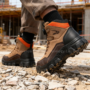 Chaussures de sécurité à cadran rotatif Mech-Lock pour hommes et femmes, embout de protection, tige en microfibre, baskets industrielles à ajustement rapide, Obsidian - Product Image 5
