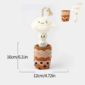 Juguete Interactivo Ecológico de Peluche para Perros con Sonido, Dispensador de Premios y Rompecabezas Olfativo para Uso en Interiores, Ideal para el Entrenamiento de Cachorros - Product Image 4