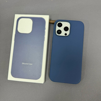 Étui de téléphone magnétique en silicone liquide de luxe pour iPhone 16 17 Pro Max, compatible avec la charge sans fil, avec boîte d'emballage
