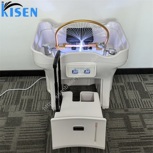 Lavabo Portátil KISEN sin Tuberías con Tanque de Almacenamiento de Agua Resistente y Carrito para Salones de Belleza y Barbería - Product Image 5