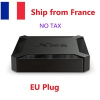 Expédition depuis l'entrepôt américain vers les États-Unis et l'Union européenne - 10 pièces/carton - X96q Allwinner H313 1 Go 8 Go - 2 Go 16 Go - Boîtier TV Android 10.0