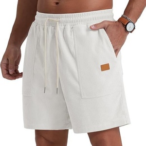 Pantalones Cortos Deportivos de Pana para Hombre, Casuales, Estampados, de Secado Rápido, Transpirables, con Cordón Ajustable, Cintura Elástica, para Verano - Product Image 1