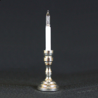 Lampe de maison de poupée à l'échelle 1:12 lampes miniatures 12V LED QW21041 accessoires Lampes de table Bougie pour poupées