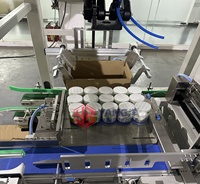 Ligne de production de conditionnement de bouteilles de jus robotisées de haute qualité, machine d'emballage de boîtes de boissons à alimentation manuelle Spider Hand, palettiseur pour l'alimentation