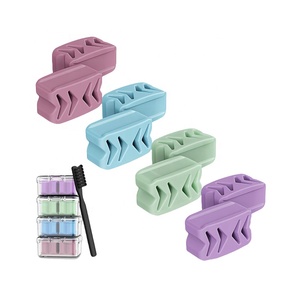 Wellshow thể thao hàm Exerciser 4 mức độ kháng (8pcs) jawline Shaper Exerciser cho phụ nữ và nam giới mặt <span class=keywords><strong>Toning</strong></span> & tăng cường - Product Image 1