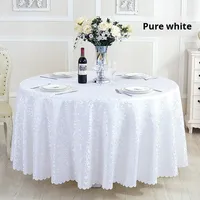 Nappe de table rectangulaire rouge vif pour hôtel et mariage avec jupe de table et couvre-table de salle à manger