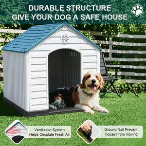 <span class=keywords><strong>Casa</strong></span> para Perros Moderna y Lujosa, Diseño Sólido, <span class=keywords><strong>Casa</strong></span> para Mascotas de Exterior con Espacio Confortable y Estructura Resistente para Perros Grandes - Product Image 3