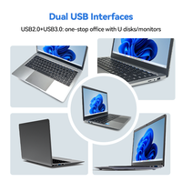 Ordinateur portable pas cher de 14 pouces, RAM 6 Go, ROM 512 Go SSD, ordinateur portable en gros, Windows 10 Pro, ordinateur portable pour étudiants