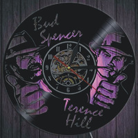 Horloge Fonctionnelle Vintage Rétro en Plastique Vinyle, Décorative, avec Motifs Musiciens, Microphone, Notes de Musique et Aiguille 3D, Fonctionnant à Piles, Élégante