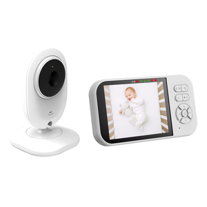 <span class=keywords><strong>Meilleur</strong></span> prix, caméra de surveillance pour bébé de 3,5 pouces 720p avec détection des pleurs, audio bidirectionnel, vision nocturne 3-5 m, lecteur de musique, 2,4 GHz FHSS - Product Image 5