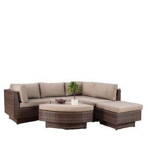 Rattan Möbel Polen Rattan gartenmöbel Sets Garten Wicker Schnitts Sofa Sets - Product Image 1