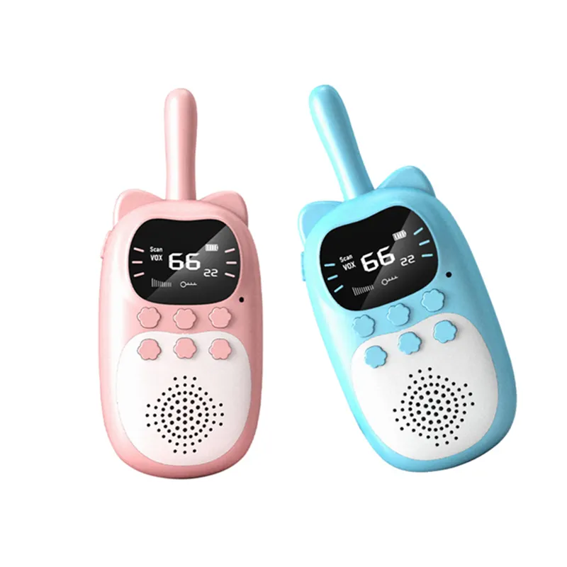 2 colori nuova vendita calda Set Radio bidirezionale giocattoli Walkie Talkie bambini per bambini