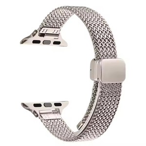 สายนาฬิกาแม่เหล็กแบบมิลานสำหรับ iWatch <span class=keywords><strong>7</strong></span>/8/9/10สแตนเลสสตีลหรูหรา42/44/45/46/49มม. อัลตร้า2สำหรับ <span class=keywords><strong>Apple</strong></span> <span class=keywords><strong>Watch</strong></span> - Product Image 4