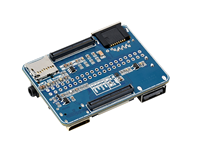 Modul komputasi Raspberry Pi 4 papan dasar NANO-B Gigabit ETH 40PIN GPIO USB2.0 MIPI CSI 5V CM4-NANO-A