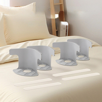4 pièces drap de lit coin attache Zumber bandes de verrouillage multifonctionnel drap de lit coin attache robuste pinces pour drap-housse