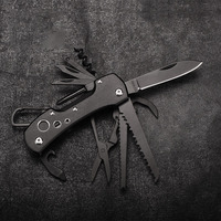 Couteau pliant multifonctionnel de survie réglable multi-usages pour l'extérieur 155 mm